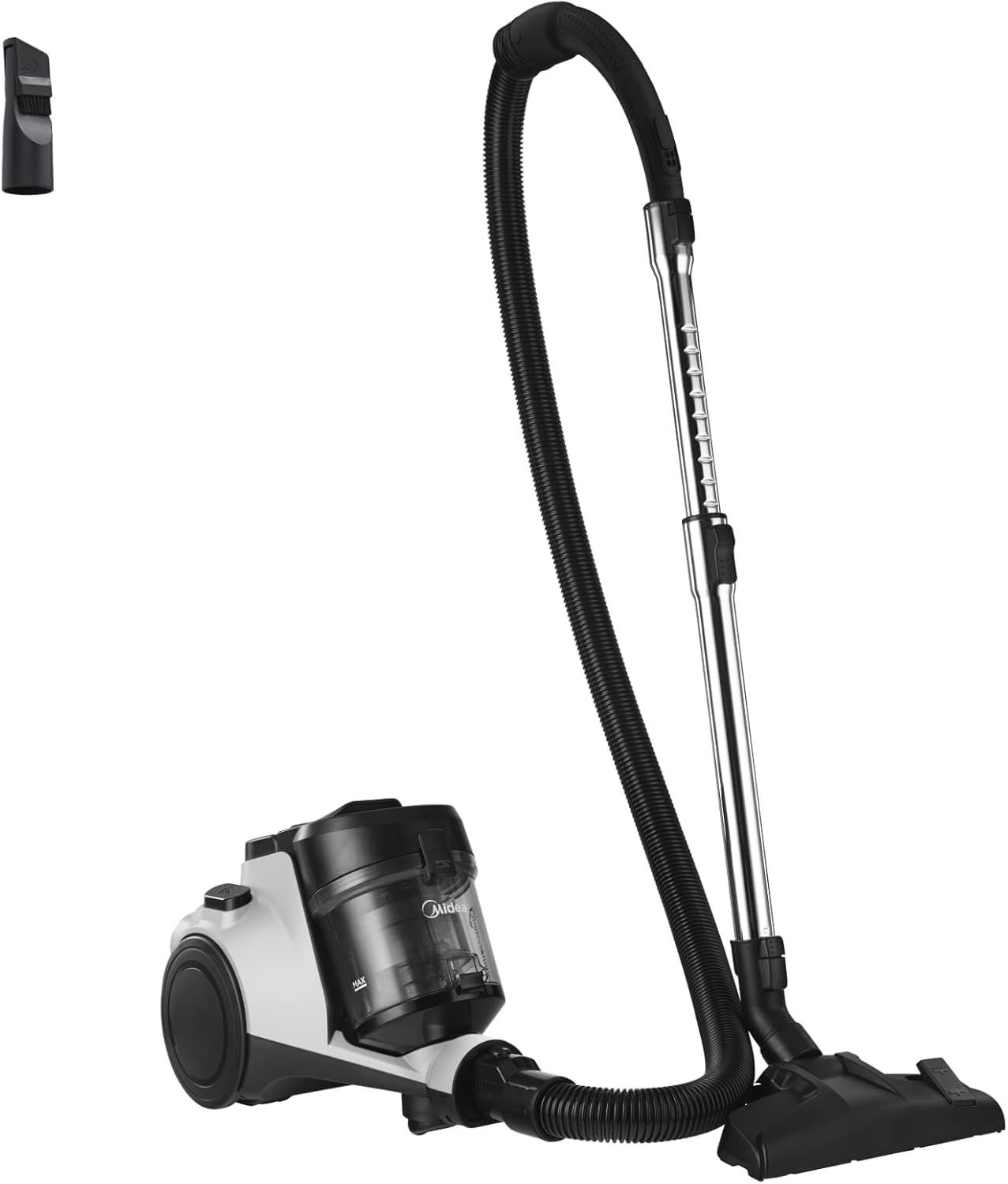 Midea Vacuum Cleaner 1800W Bagless Canister 2L Dust Capacity With HEPA Filter, 200W Midea Vacuum Cleaner 1800W Bagless Canister 2L Dust Capacity With HEPA Filter, 200W